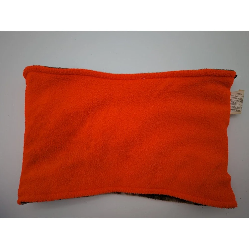 RedHead Camo Blaze Orange Reversible Fleece Neck Gaiter Thinsulate Supreme